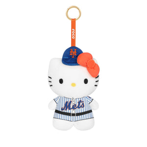 New York Mets MLB Plush Hello Kitty® Bag Charm Keychain