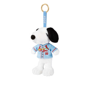 St Louis Cardinals MLB Plush Snoopy Peanuts Bag Charm Keychain