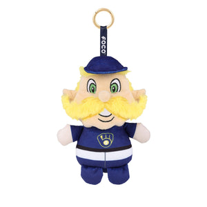 Milwaukee Brewers MLB Plush Teamie Beanie Mascot Bag Charm Keychain
