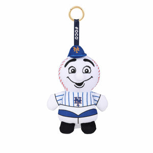 New York Mets MLB Plush Teamie Beanie Mascot Bag Charm Keychain
