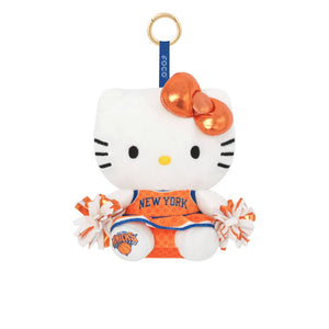 New York Knicks NBA Plush Hello Kitty® Cheerleader Bag Charm Keychain (PREORDER - SHIPS LATE OCTOBER)
