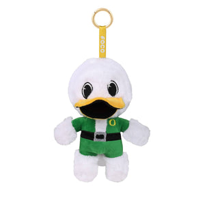 Oregon Ducks NCAA Plush Mascot Santa Bag Charm Keychain