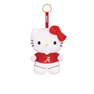 Alabama Crimson Tide NCAA Plush Hello Kitty® Bag Charm Keychain