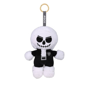 Las Vegas Raiders NFL Plush Mascot Santa Bag Charm Keychain