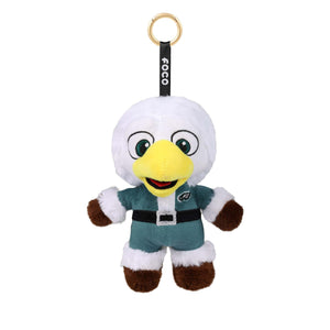 Philadelphia Eagles NFL Plush Mascot Santa Bag Charm Keychain