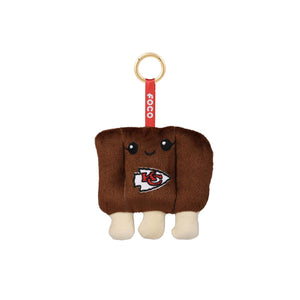 Kansas City Chiefs NFL Plush Food Bag Charm Keychain