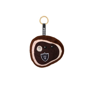 Las Vegas Raiders NFL Plush Food Bag Charm Keychain