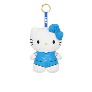 Detroit Lions NFL Plush Hello Kitty® Bag Charm Keychain