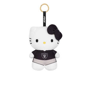 Las Vegas Raiders NFL Plush Hello Kitty® Bag Charm Keychain