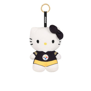 Pittsburgh Steelers NFL Plush Hello Kitty® Bag Charm Keychain