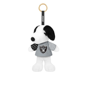 Las Vegas Raiders NFL Americana Plush Snoopy Peanuts Bag Charm Keychain