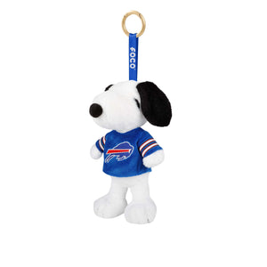 Buffalo Bills NFL Plush Snoopy Peanuts Bag Charm Keychain
