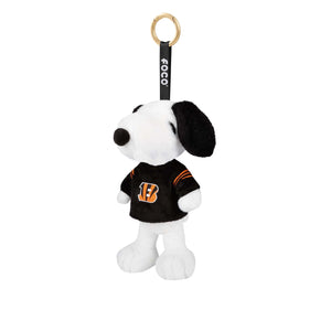 Cincinnati Bengals NFL Plush Snoopy Peanuts Bag Charm Keychain