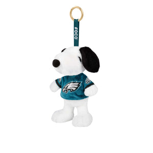 Philadelphia Eagles NFL Plush Snoopy Peanuts Bag Charm Keychain