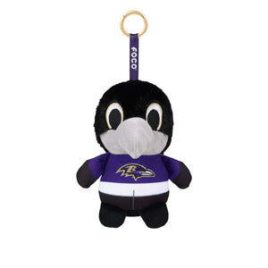 Baltimore Ravens NFL Plush Teamie Beanie Mascot Bag Charm Keychain
