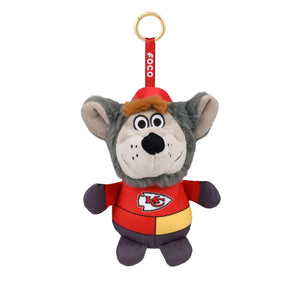 Kansas City Chiefs NFL Plush Teamie Beanie Mascot Bag Charm Keychain