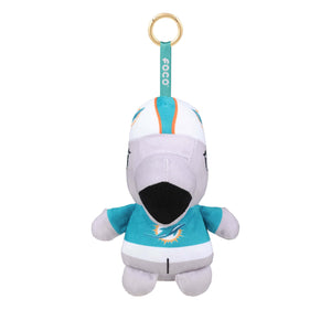 Miami Dolphins NFL Plush Teamie Beanie Mascot Bag Charm Keychain