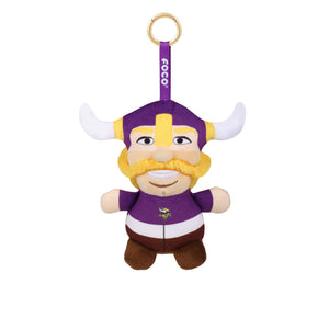 Minnesota Vikings NFL Plush Teamie Beanie Mascot Bag Charm Keychain