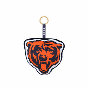 Chicago Bears NFL Plush Team Logo Bag Charm Keychain