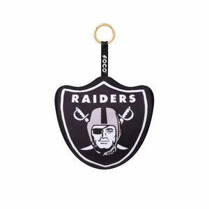 Las Vegas Raiders NFL Plush Team Logo Bag Charm Keychain