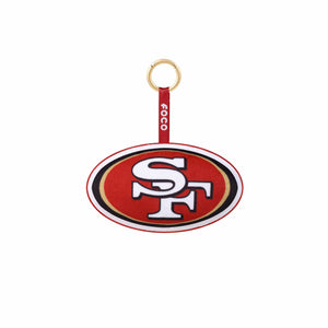 San Francisco 49ers NFL Plush Team Logo Bag Charm Keychain