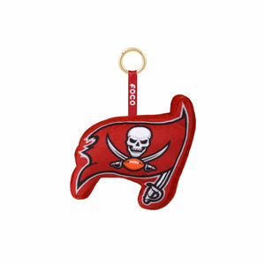Tampa Bay Buccaneers NFL Plush Team Logo Bag Charm Keychain