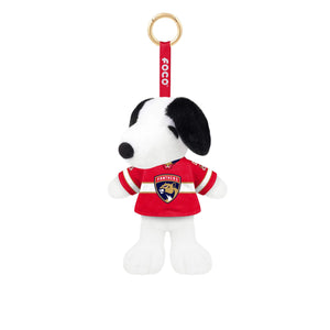 Florida Panthers NHL Plush Snoopy Peanuts Bag Charm Keychain