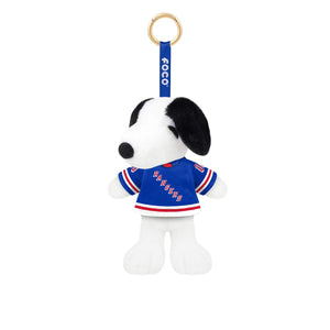 New York Rangers NHL Plush Snoopy Peanuts Bag Charm Keychain