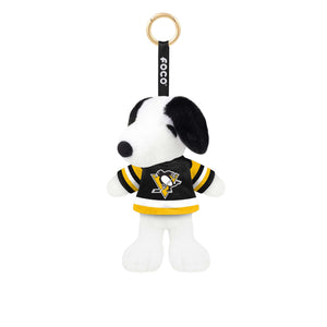 Pittsburgh Penguins NHL Plush Snoopy Peanuts Bag Charm Keychain