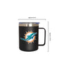Miami Dolphins NFL Team Color Insulated Stainless Steel Mug