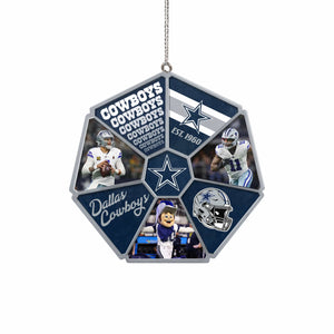 Dallas Cowboys NFL Team Wheel Ornament