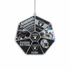 Las Vegas Raiders NFL Team Wheel Ornament