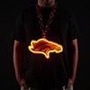 Denver Broncos NFL Neon Light Up Big Logo Chain