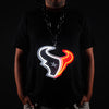 Houston Texans NFL Neon Light Up Big Logo Chain