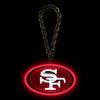 San Francisco 49ers NFL Neon Light Up Big Logo Chain