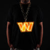 Washington Commanders NFL Neon Light Up Big Logo Chain