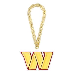 Washington Commanders NFL Neon Light Up Big Logo Chain