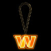 Washington Commanders NFL Neon Light Up Big Logo Chain