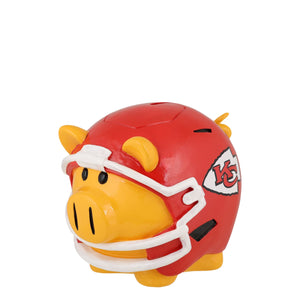 Kansas City Chiefs NFL Helmet Piggy Bank