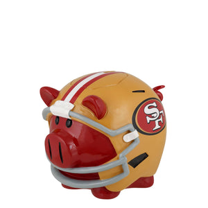 San Francisco 49ers NFL Helmet Piggy Bank