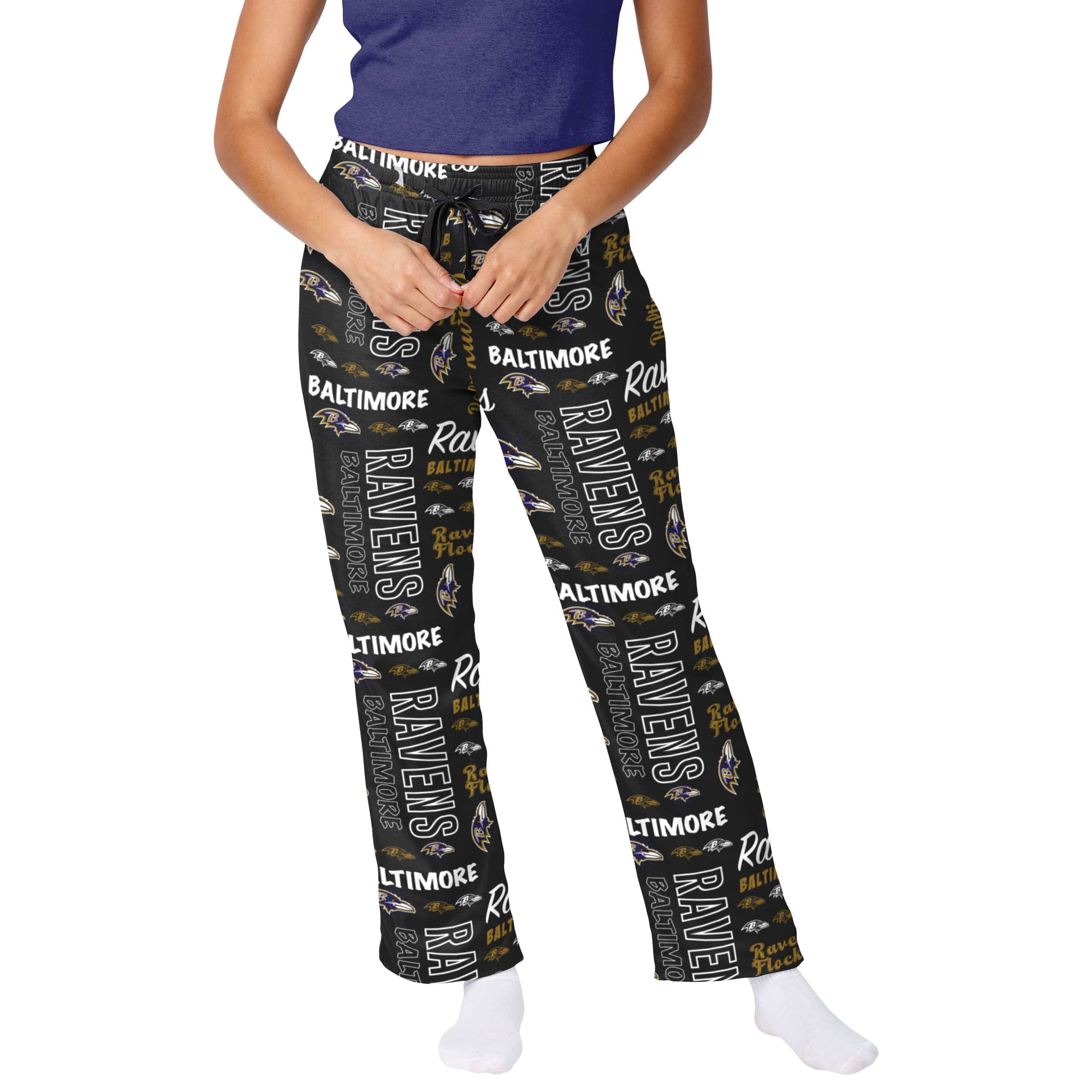 FOCO Baltimore Ravens NFL Mens Gameday Ready Lounge Pants