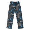 Detroit Lions NFL Womens Mini Print Lounge Pants