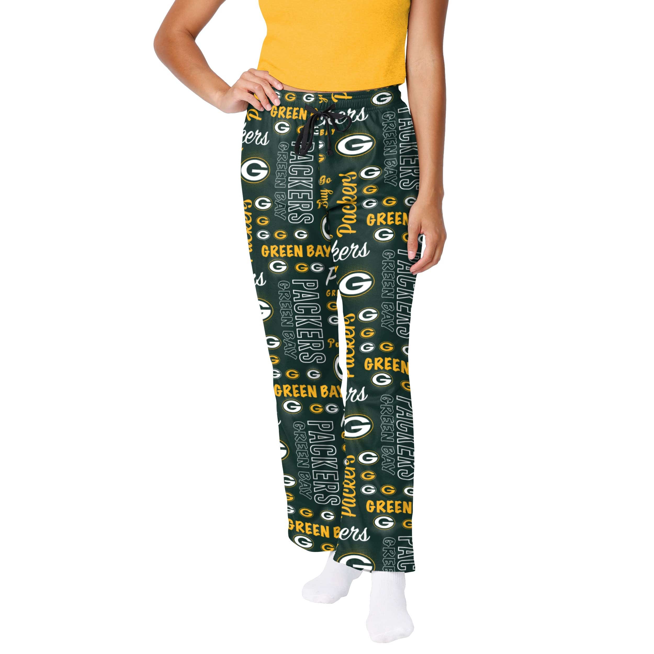 FOCO Green Bay Packers NFL Womens Mini Print Lounge Pants