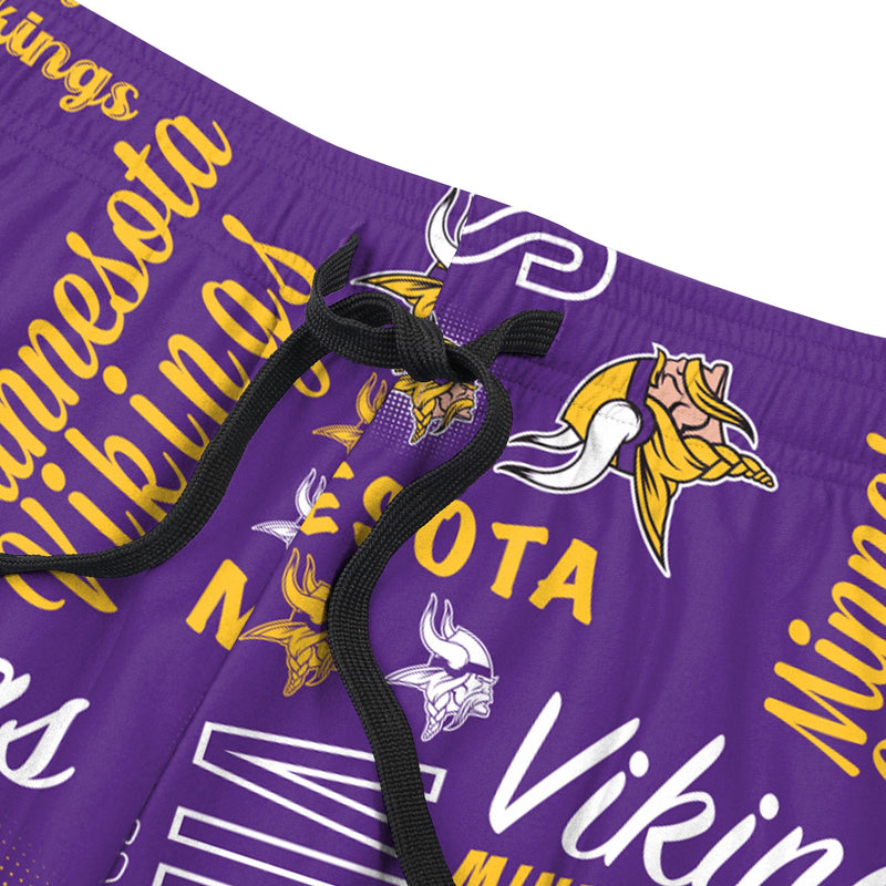 Minnesota Vikings NFL Womens Mini Print Lounge Pants