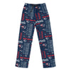 New England Patriots NFL Womens Mini Print Lounge Pants