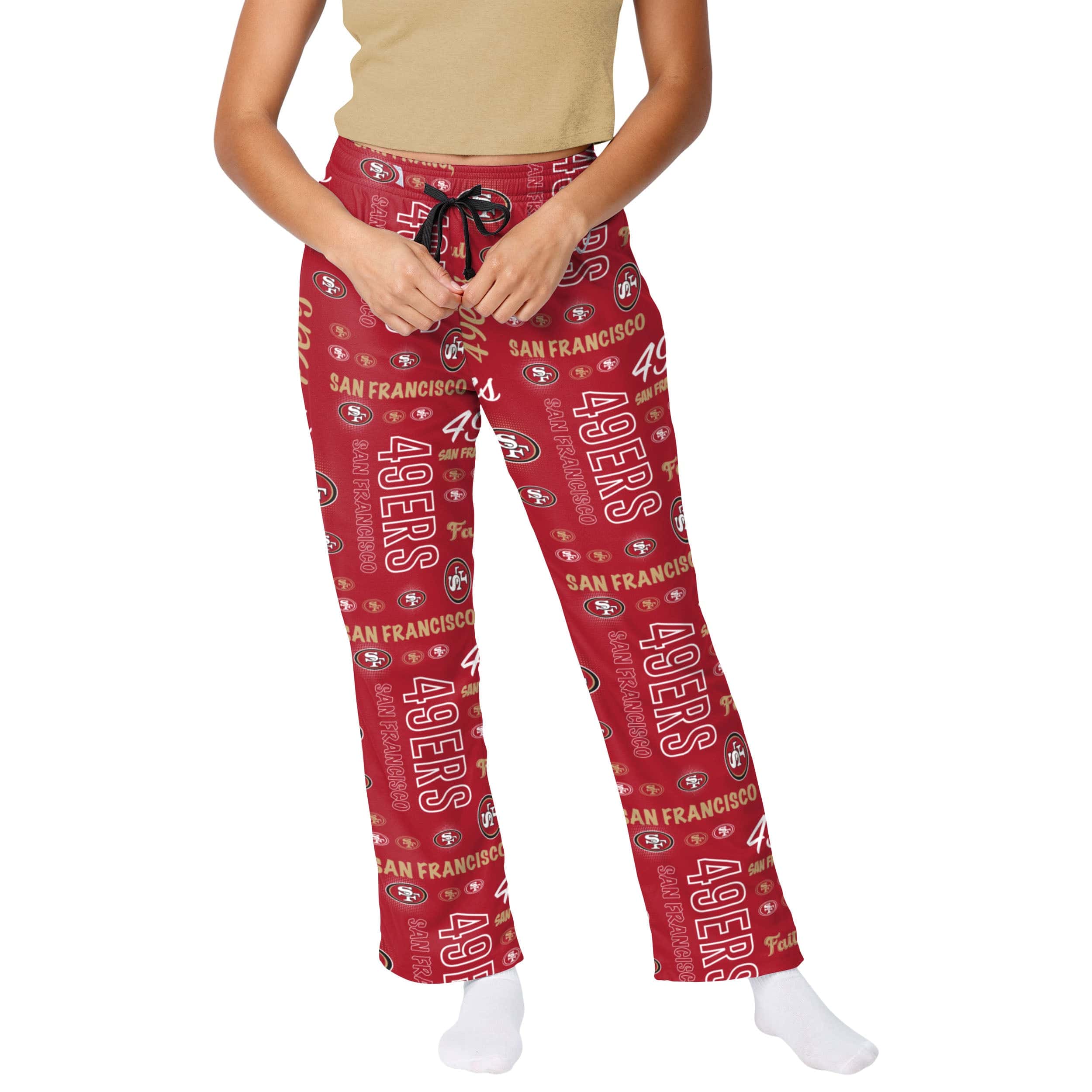 San Francisco Nfl Women's Pajamas 49er Christmas Pajamas San