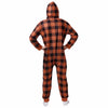 Texas Longhorns NCAA Plaid One Piece Pajamas