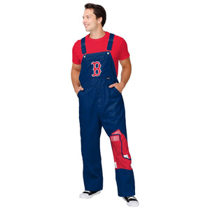Boston Red Sox MLB Mens Big Logo Bib Overalls