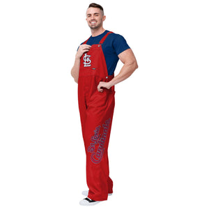 St Louis Cardinals MLB Mens Big Logo Bib Overalls
