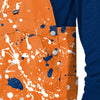 Houston Astros MLB Mens Paint Splatter Bib Overalls